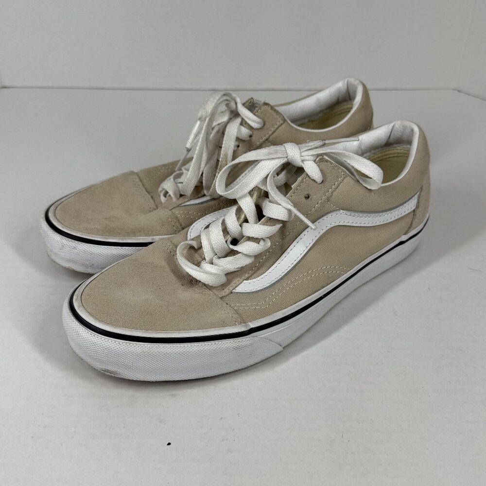Vans Old Skool Shoe Sneaker Beige | US Men 7.5 | US Women 9.0 | 751505